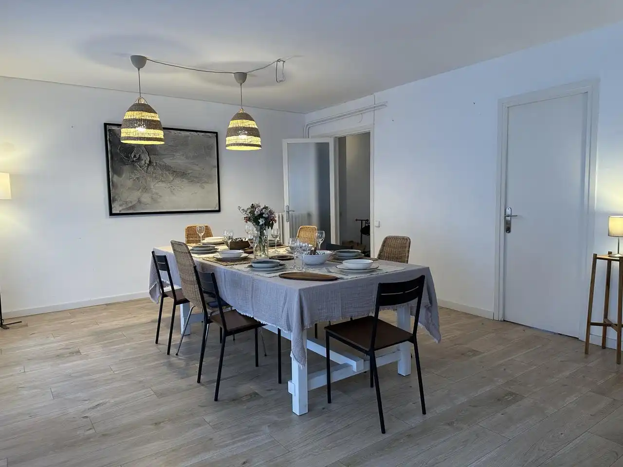 Dining room of Flat for rent in Terrassa  with Air Conditioner, Heating and Terrace