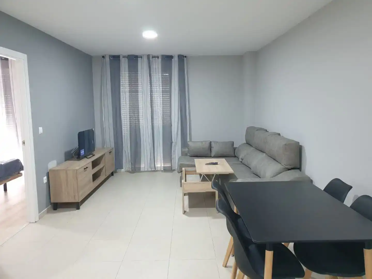 Sala de estar de Piso de alquiler en Almendralejo con Aire acondicionado, Amueblado y Balcón