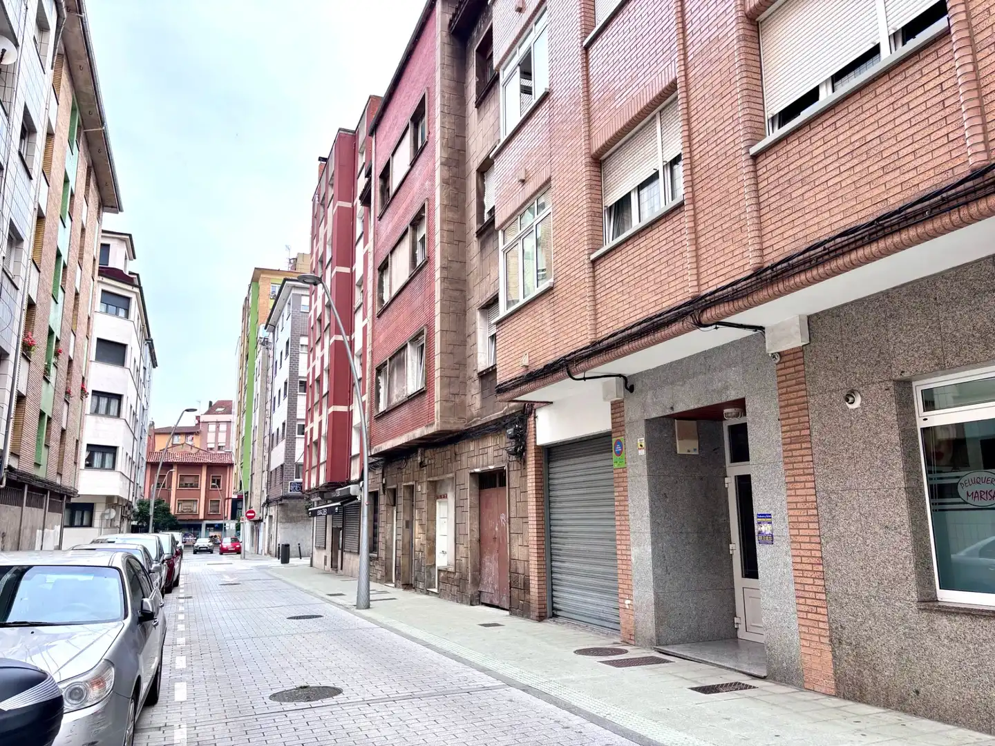 Vista exterior de Piso en venta en Gijón  con Calefacción, Parquet y Terraza