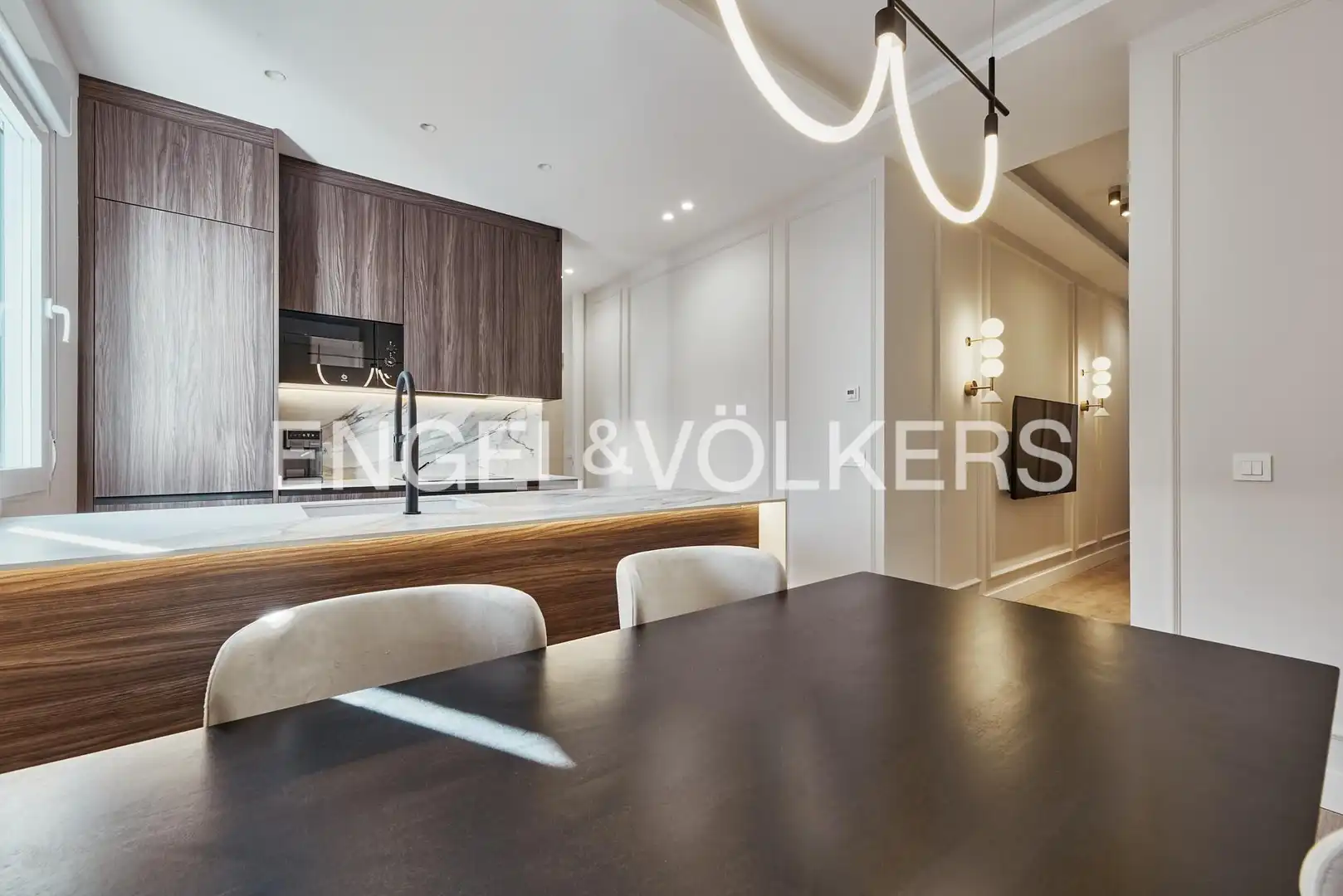 Kitchen of Flat for sale in Madrid  with Air Conditioner, Heating and Parquet flooring
