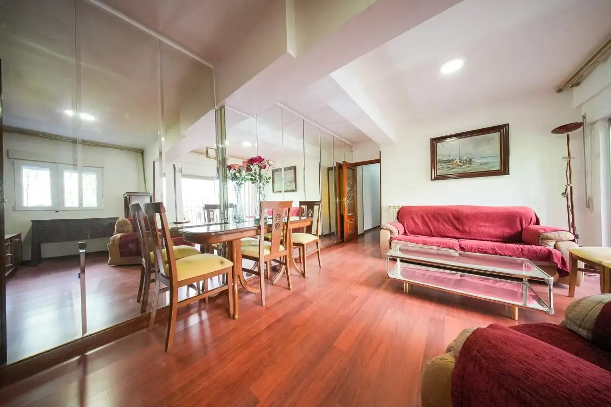Living room of Flat for sale in Madrid  with Heating, Private garden and Terrace