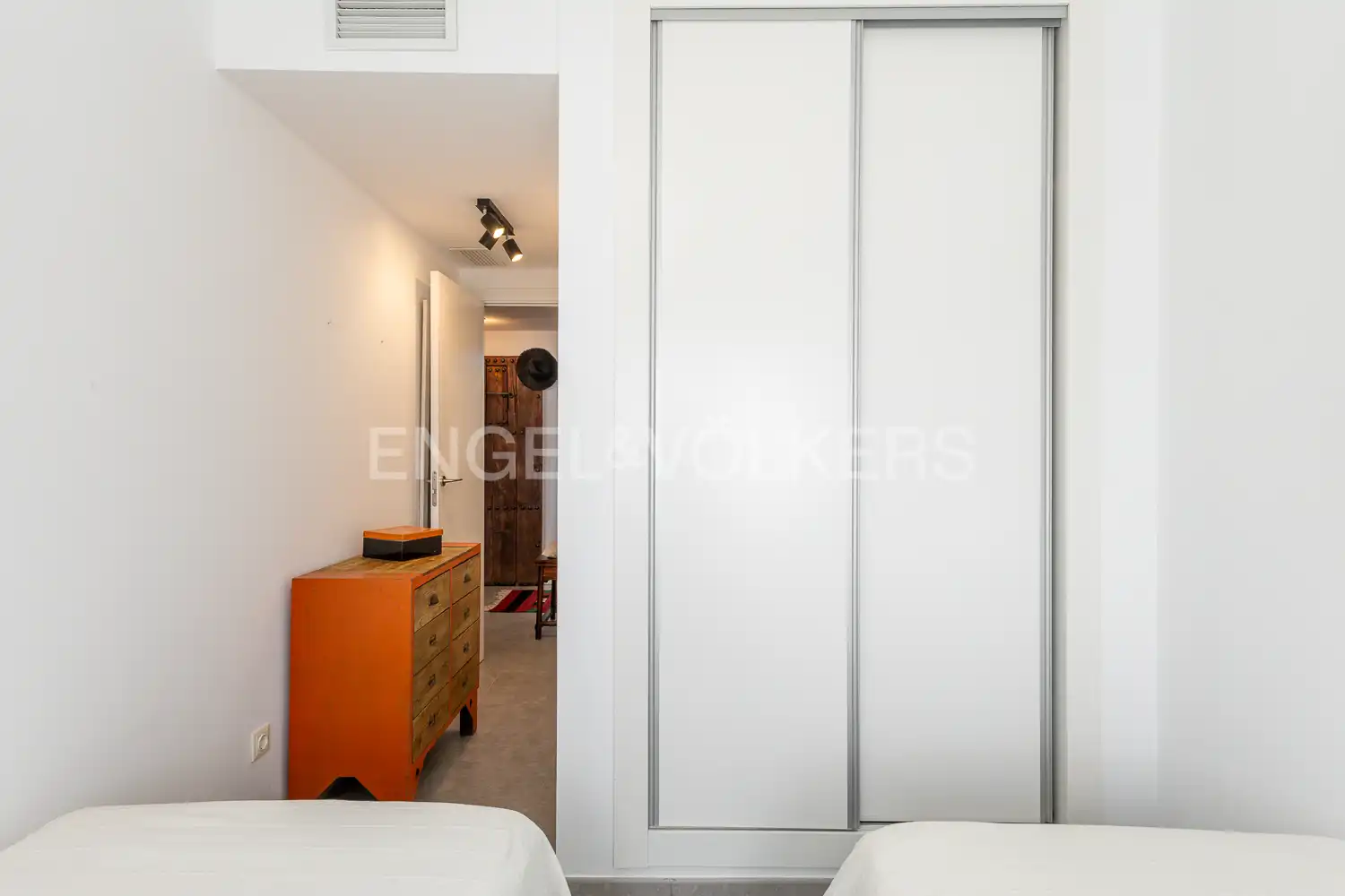 Bedroom of Flat for rent in El Verger  with Air Conditioner, Heating and Private garden