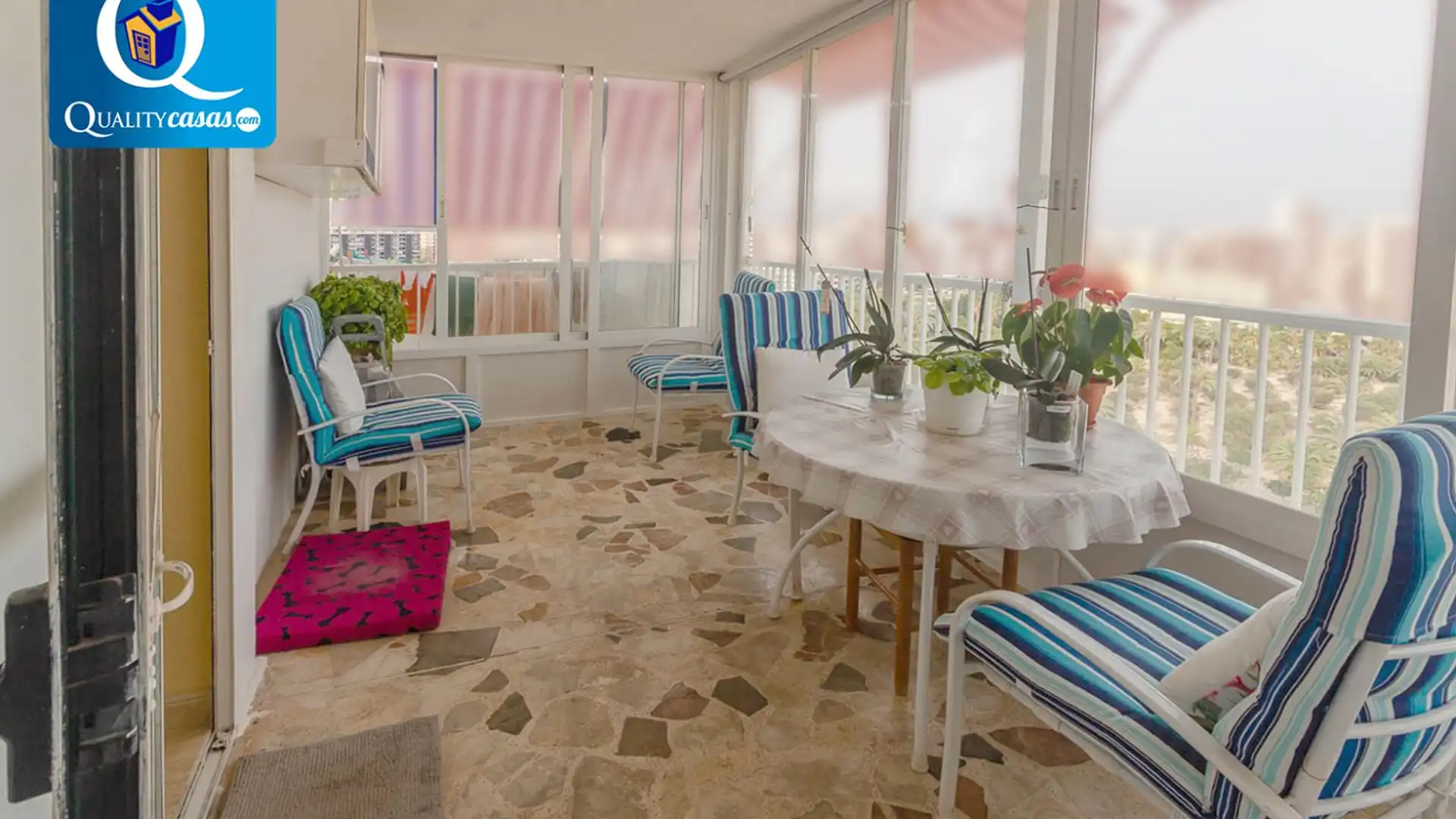 Terrace of Flat for sale in Alicante / Alacant  with Air Conditioner, Terrace and Community pool