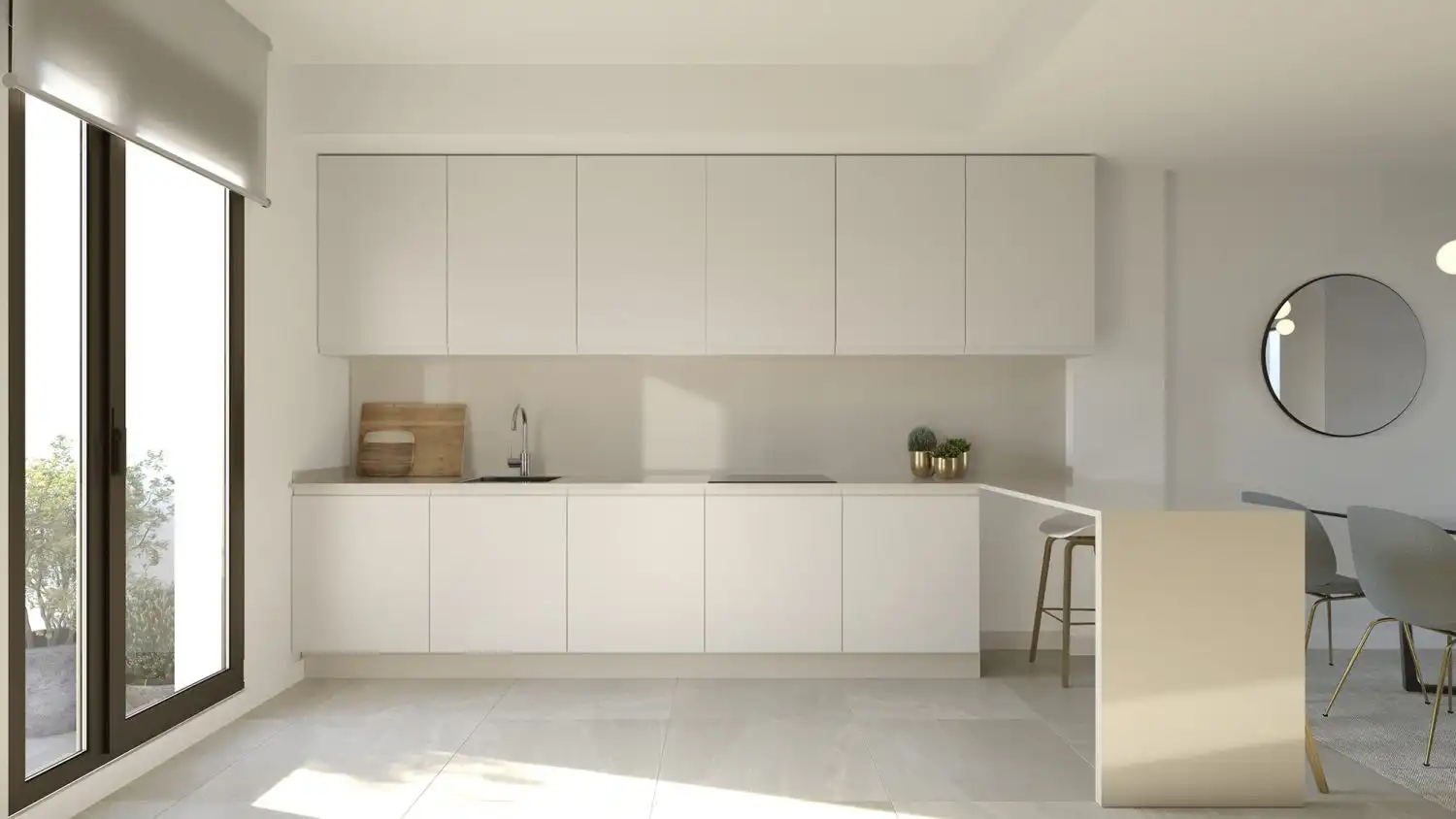 Cocina de Casa adosada en venta en Rincón de la Victoria con Aire acondicionado, Jardín privado y Terraza
