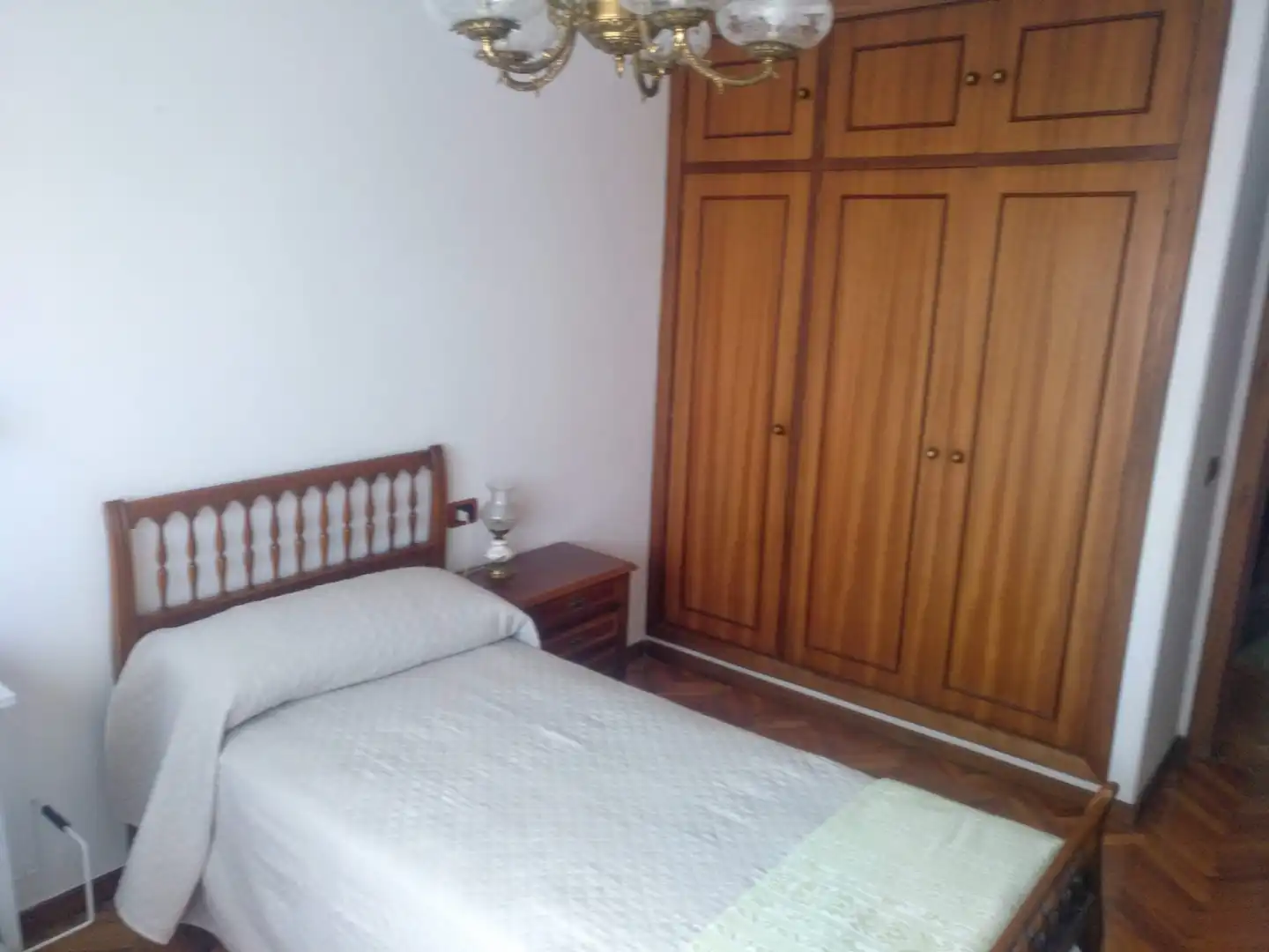 Bedroom of Flat for rent in A Coruña Capital   with Heating, Parquet flooring and Furnished