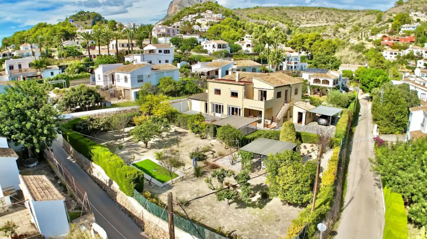 Exterior view of Houses for sale in Jávea / Xàbia  with Air Conditioner, Heating and Private garden