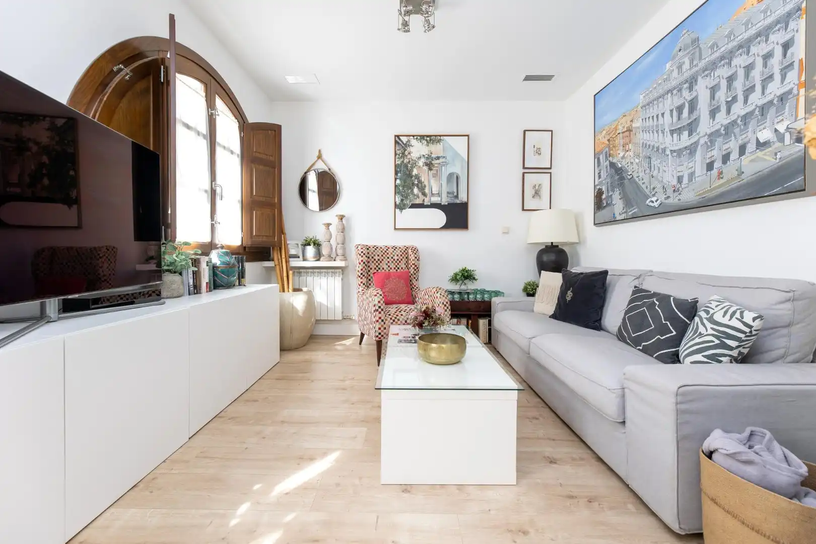 Sala d'estar de Àtic en venda en Granada amb Aire condicionat i Terrassa