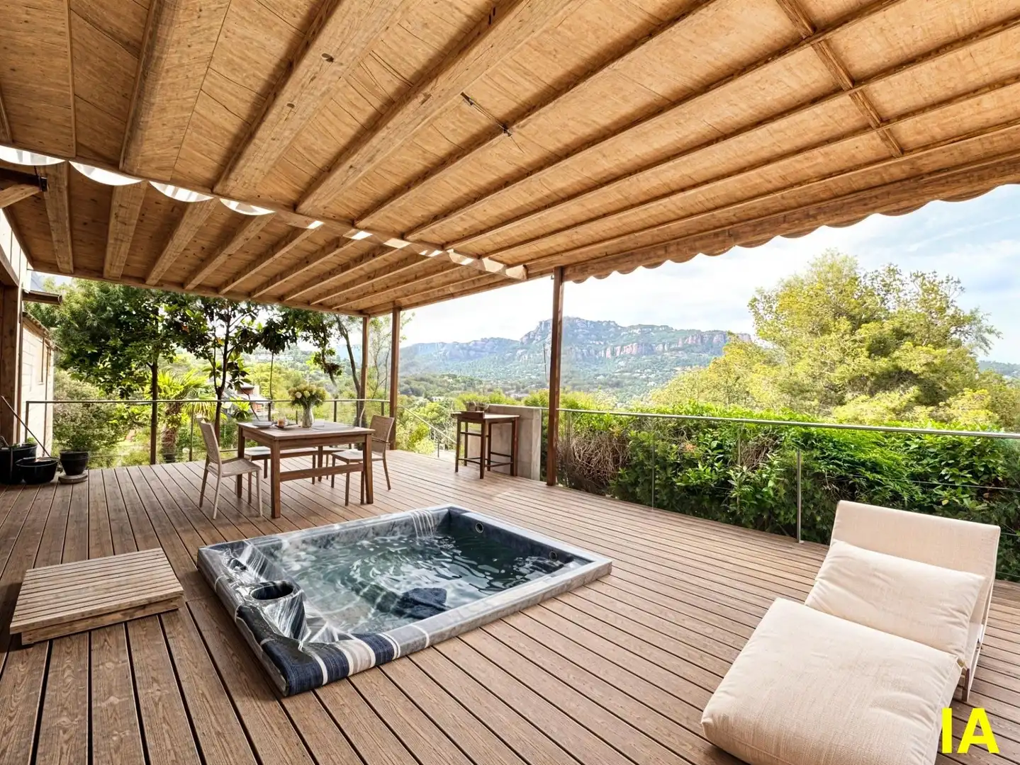 Terraza de Casa o chalet en venta en Matadepera con Aire acondicionado, Jardín privado y Terraza