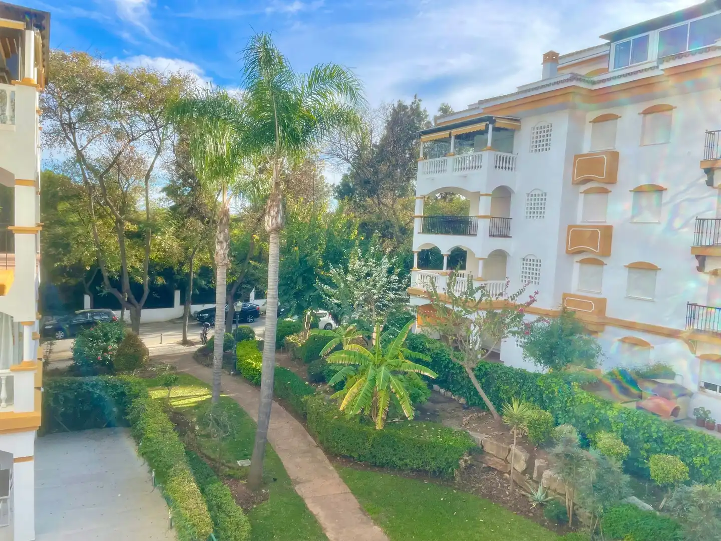 Vista exterior de Apartament de lloguer en Marbella amb Aire condicionat, Moblat i Piscina comunitària