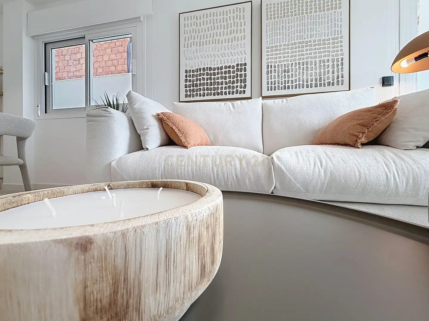Sala de estar de Apartamento en venta en San Javier con Piscina