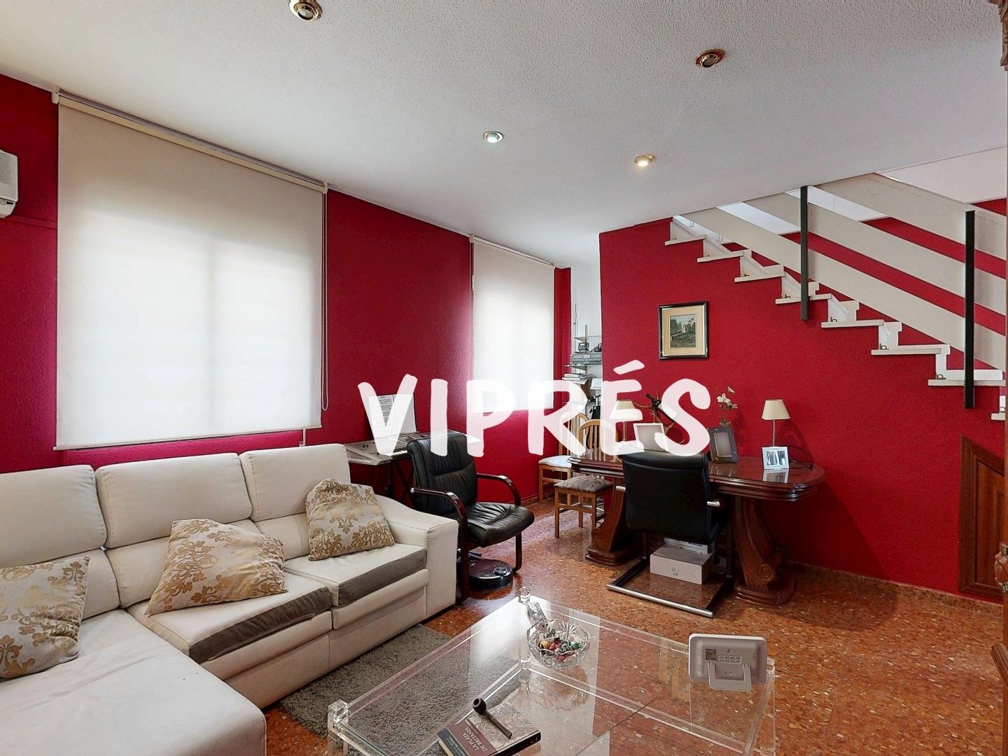 Living room of Single-family semi-detached for sale in Mérida  with Air Conditioner and Furnished