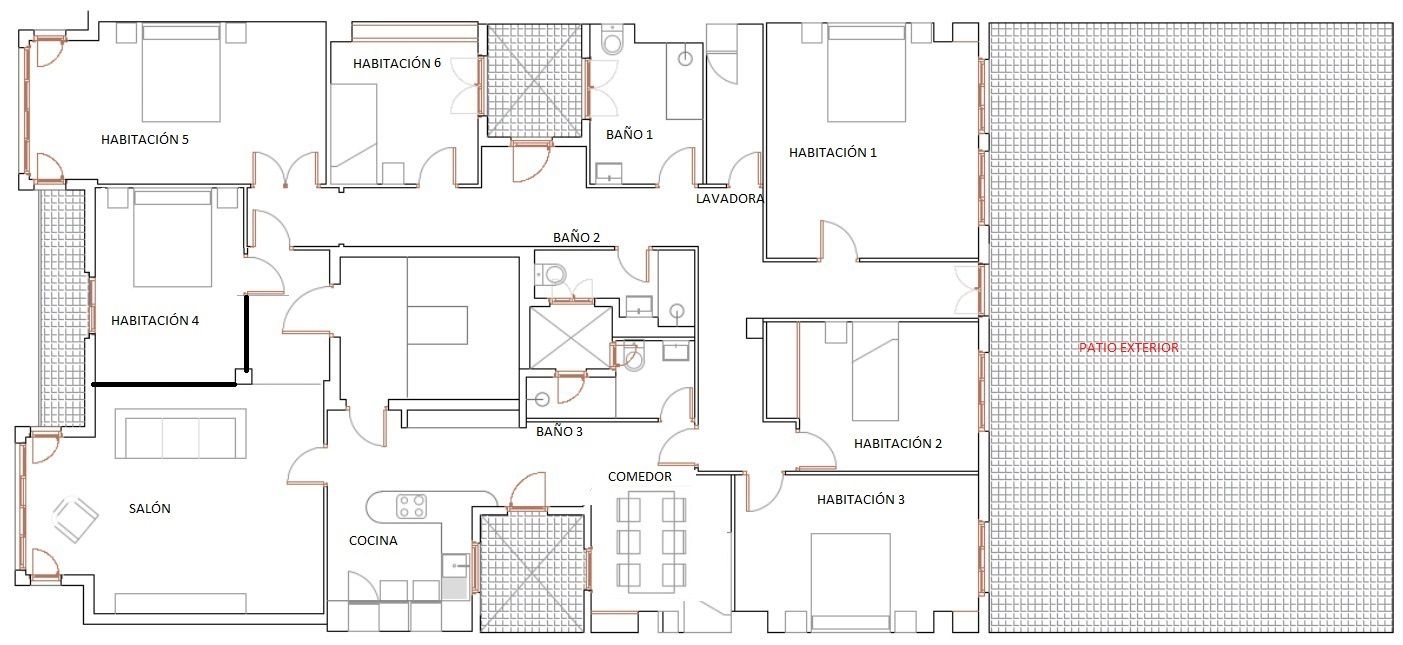 Flat to rent in Castellón de la Plana / Castelló de la Plana  with Heating, Terrace and Furnished