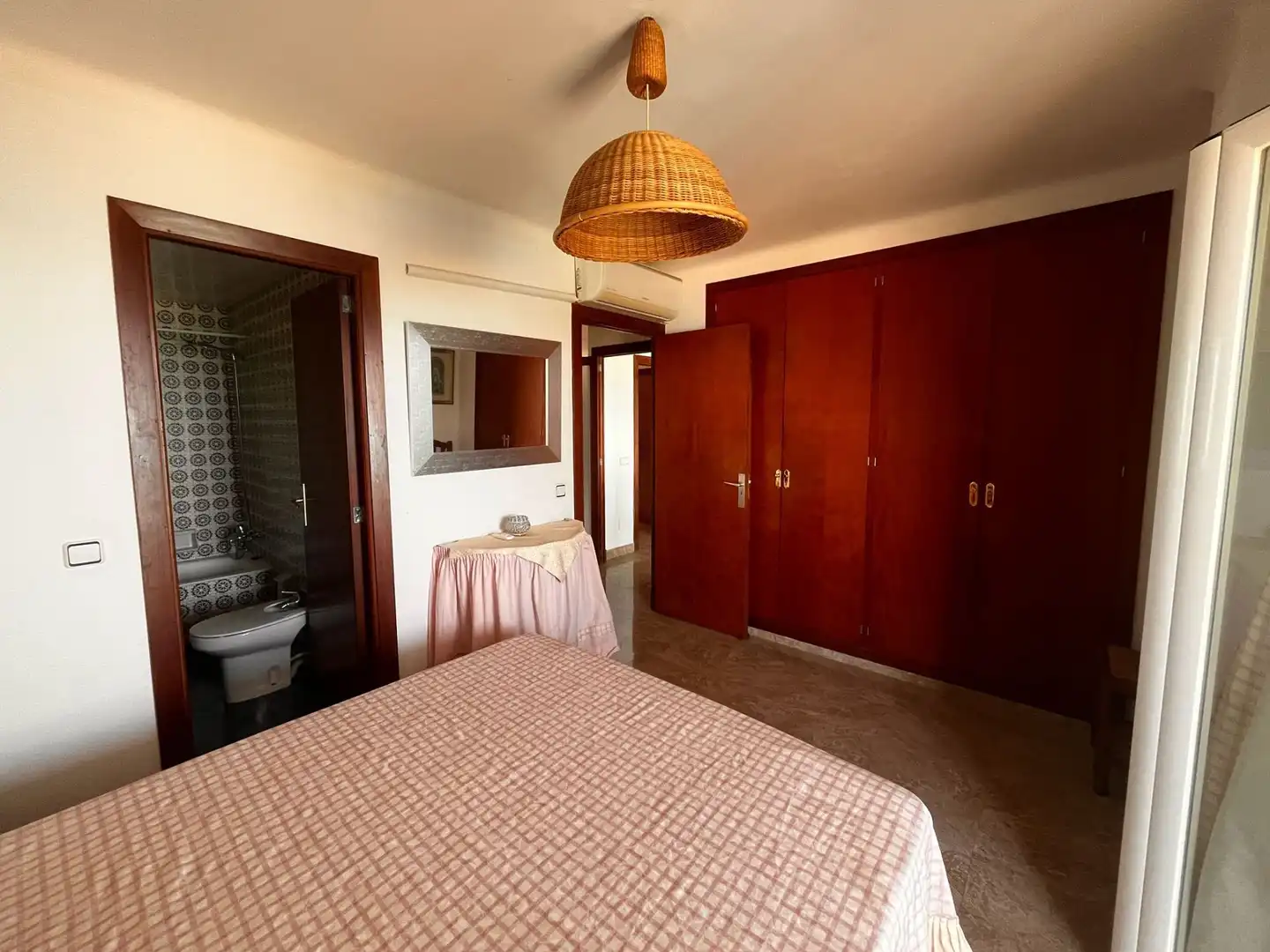 Bedroom of Flat for rent in  Palma de Mallorca  with Air Conditioner and Furnished