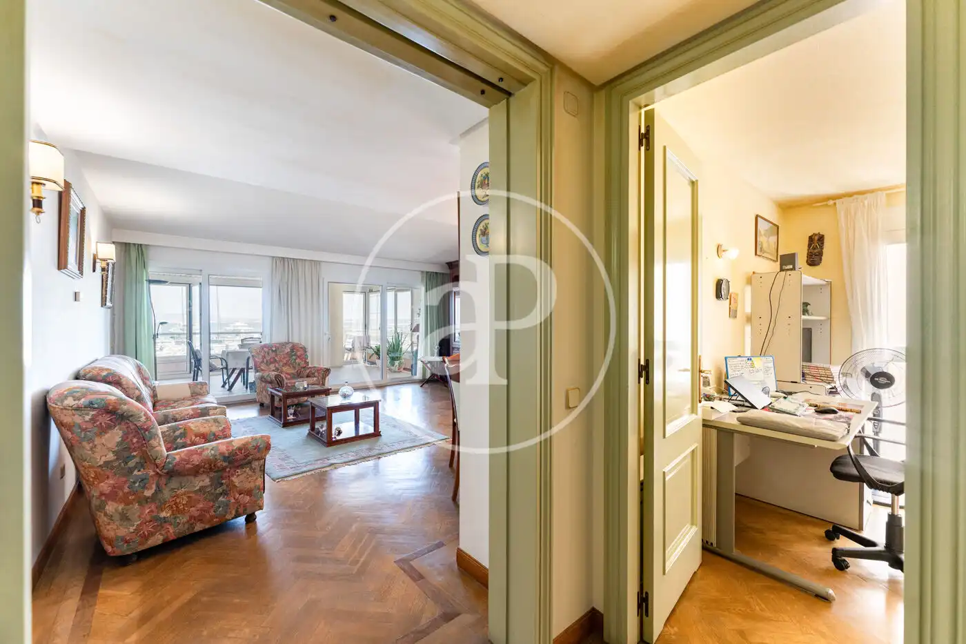 Living room of Flat for sale in  Palma de Mallorca  with Air Conditioner, Heating and Private garden