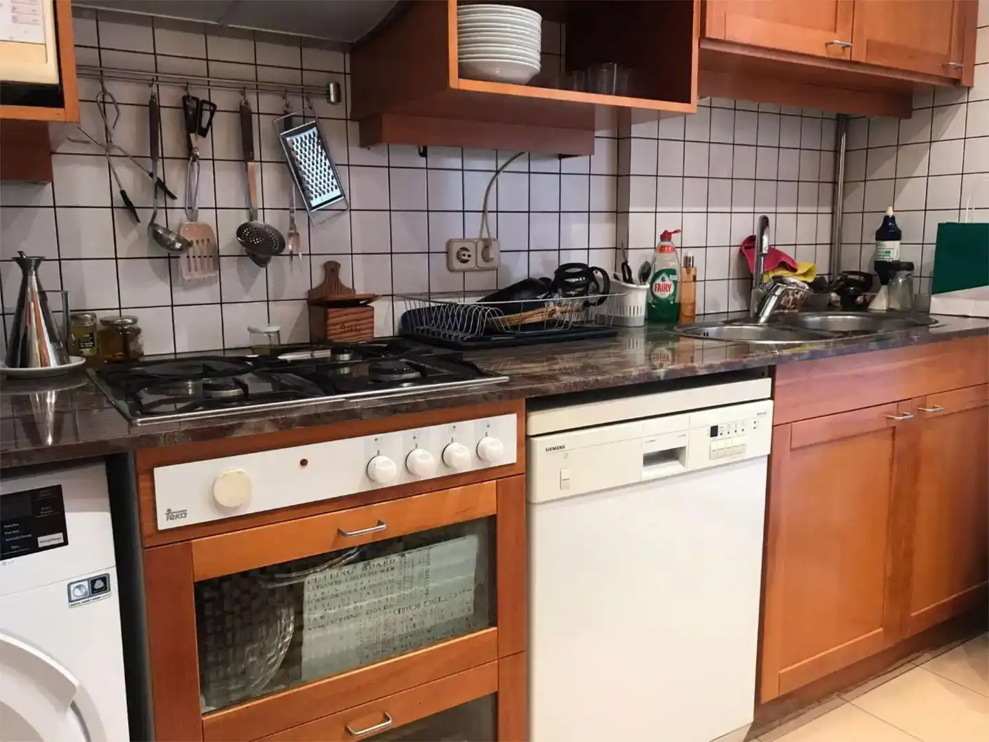Kitchen of Flat for rent in  Barcelona Capital  with Air Conditioner