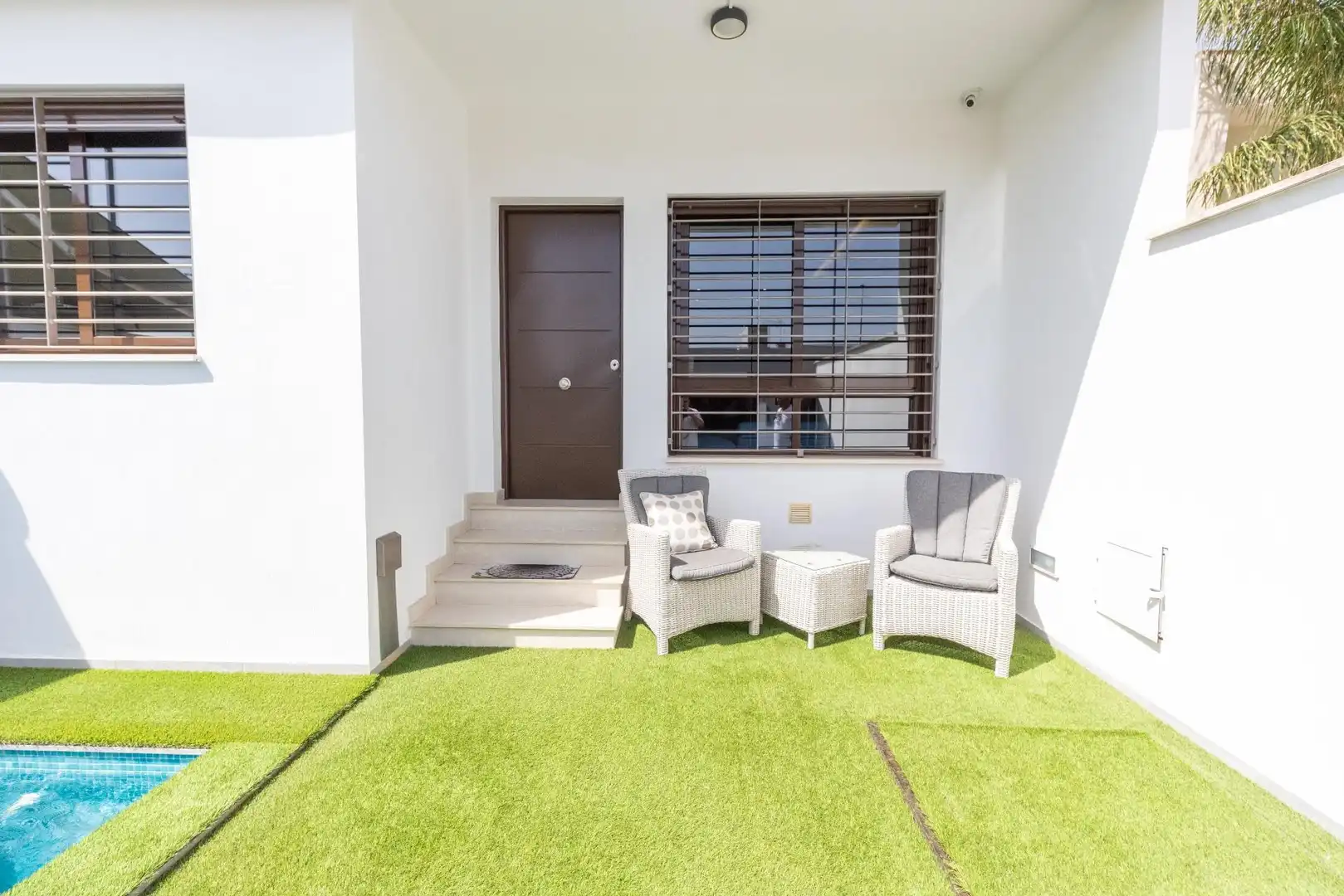 Terrace of Houses for sale in San Pedro del Pinatar  with Air Conditioner, Heating and Private garden