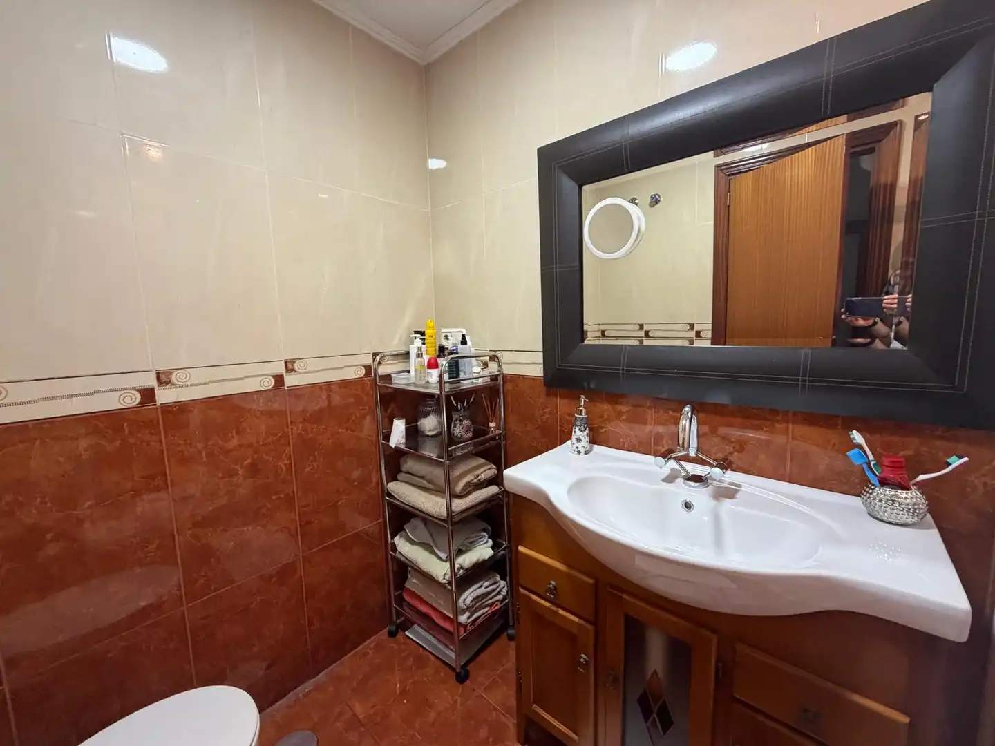 Bathroom of Flat for sale in Valencia  with Air Conditioner and Heating