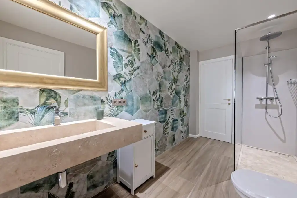 Bathroom of Houses for sale in Calvià  with Air Conditioner, Heating and Private garden