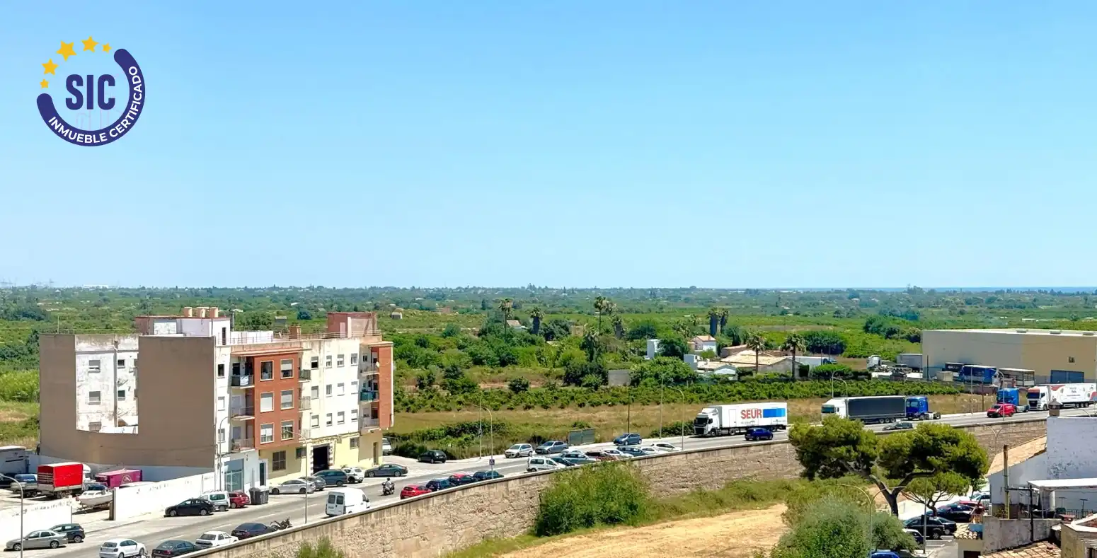 Vista exterior de Pis en venda en Burriana / Borriana amb Calefacció, Terrassa i Moblat