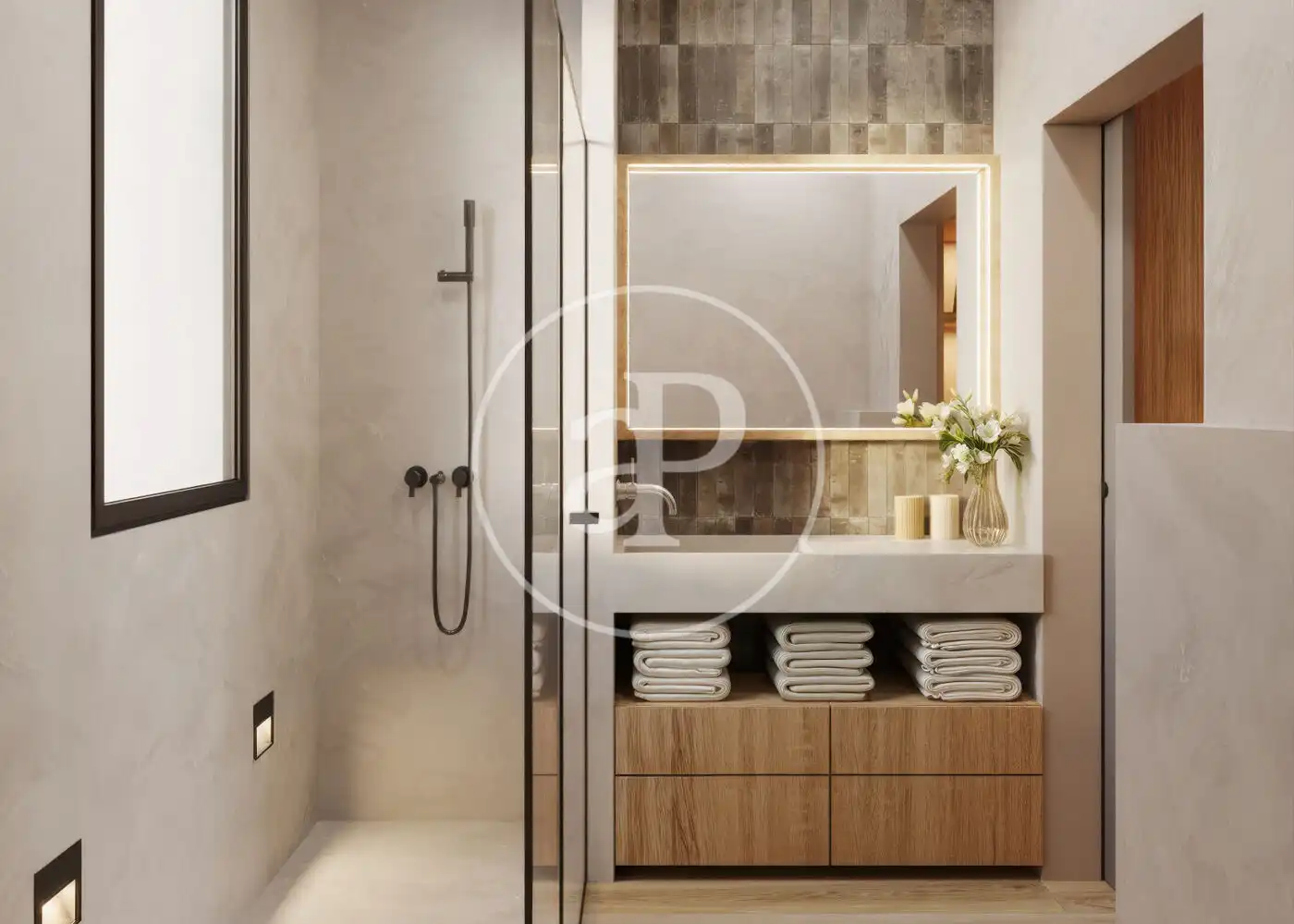 Bathroom of Flat for sale in Barcelona  with Air Conditioner, Heating and Terrace