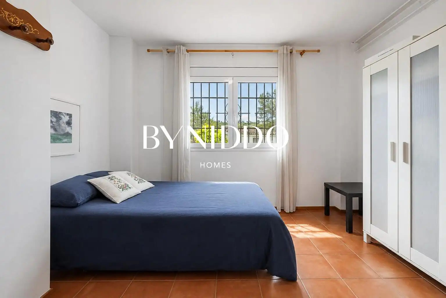 Dormitori de Casa o xalet en venda en Sant Cugat del Vallès amb Aire condicionat, Calefacció i Jardí privat