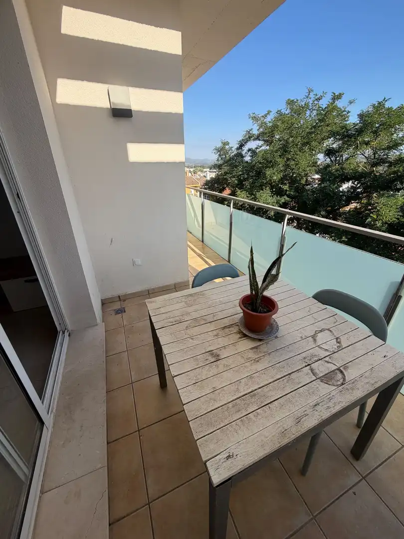 Balcony of Flat for rent in Algeciras  with Terrace, Furnished and Community pool