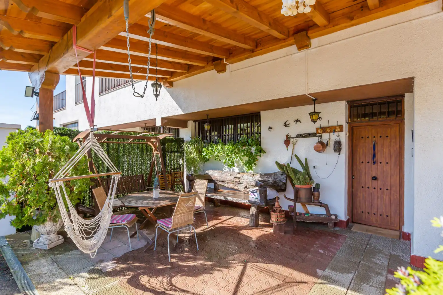 Terrassa de Casa adosada en venda en Ezcabarte amb Calefacció, Jardí privat i Parquet