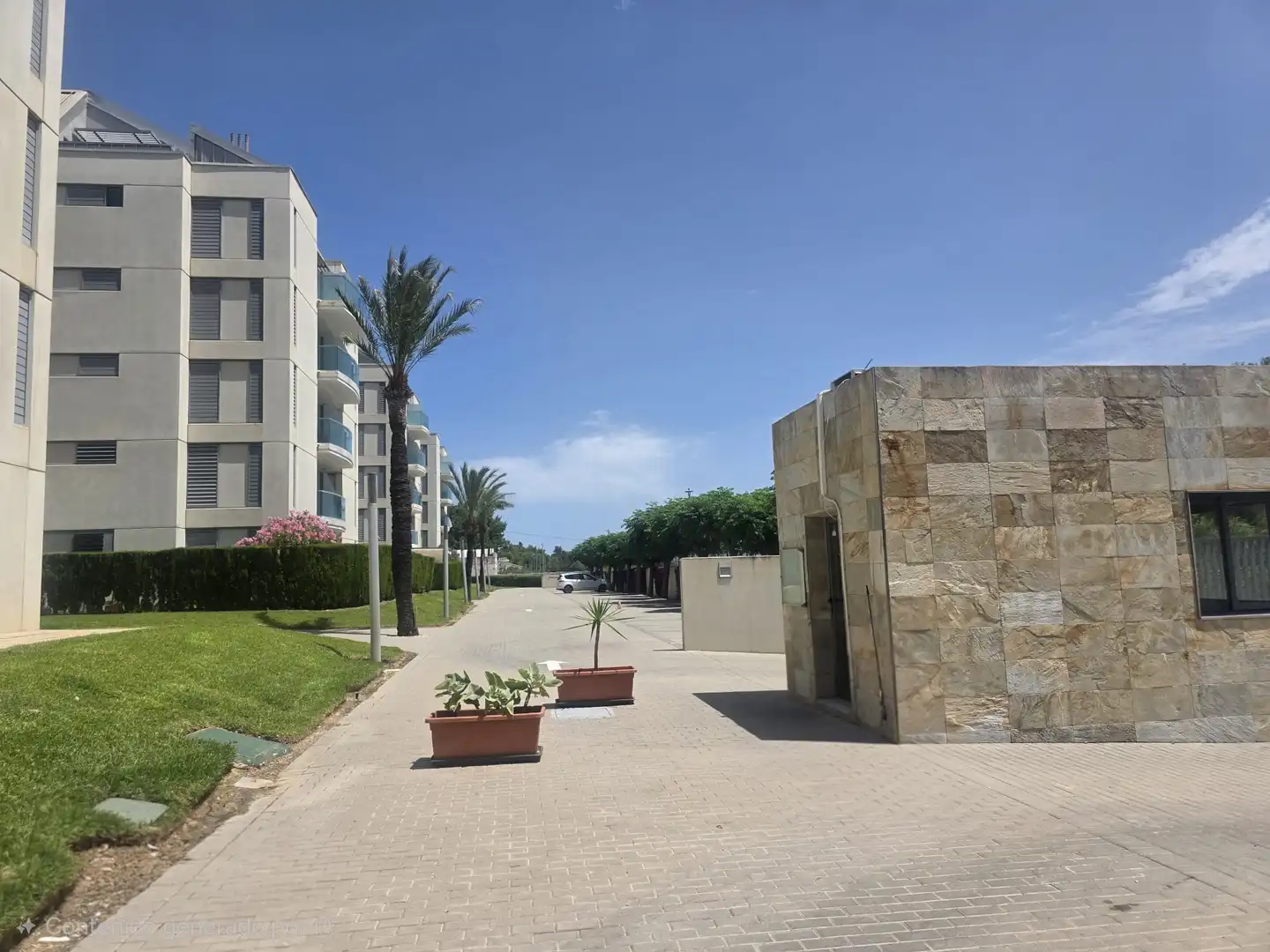 Außenansicht von Maisonette zum Verkauf in El Verger mit Klimaanlage, Privatgarten und Terrasse