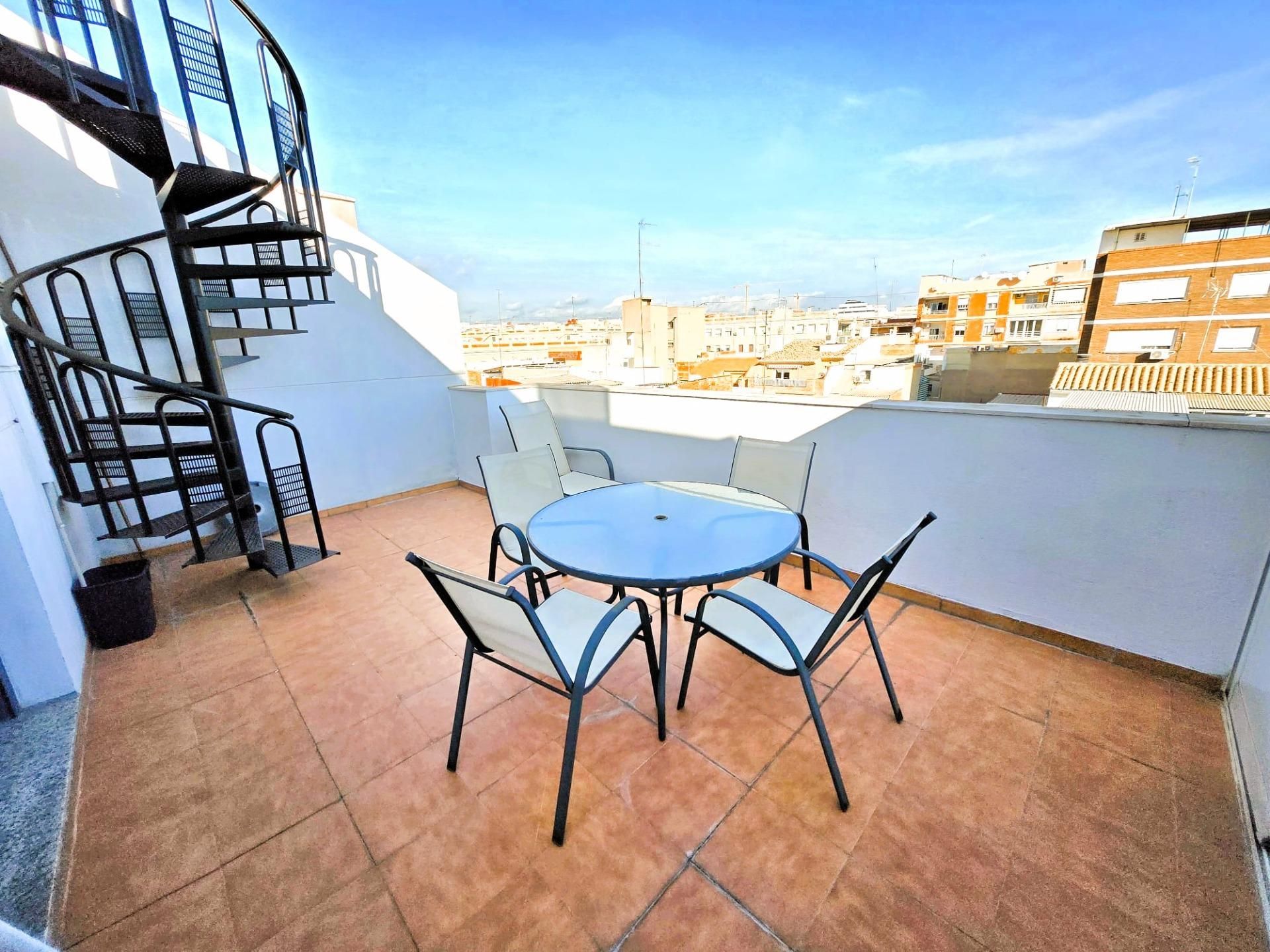 Terrassa de Àtic en venda en Sagunto / Sagunt amb Aire condicionat, Terrassa i Balcó