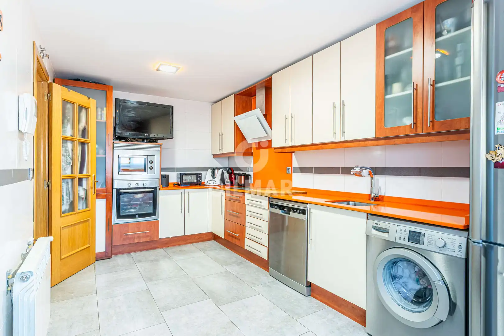 Küche von Einfamilien-Reihenhaus zum Verkauf in Arroyomolinos (Madrid) mit Heizung, Privatgarten und Schwimmbad