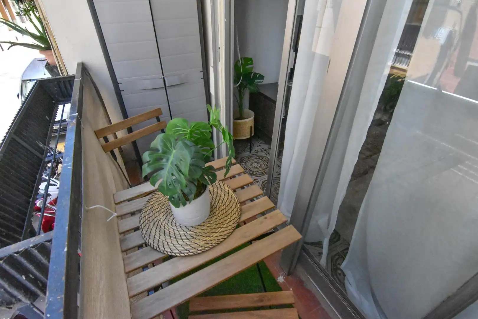 Terrasse von Wohnung zum Verkauf in Alboraya mit Klimaanlage, Abstellraum und Balkon