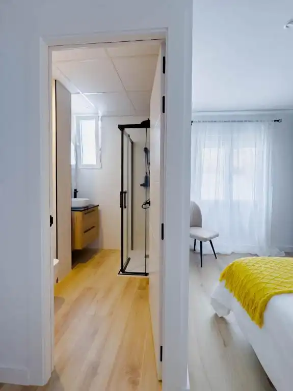 Badezimmer von Wohnung zur Miete in Centro