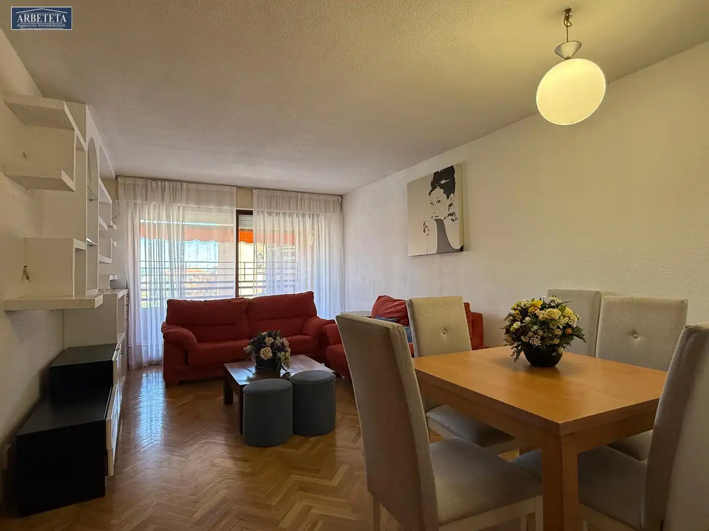 Sala de estar de Piso de alquiler en Guadalajara con Parquet