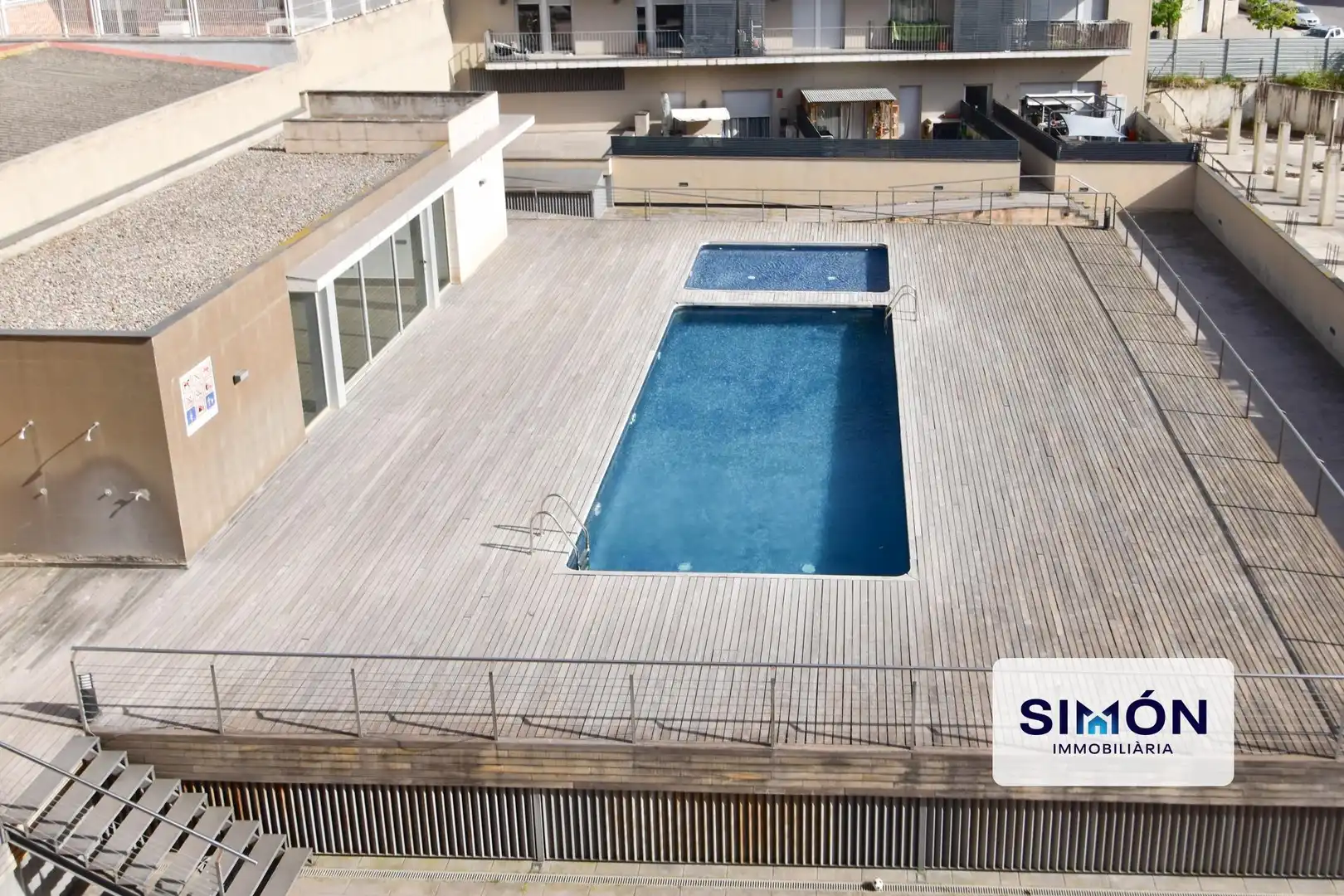 Swimming pool of Flat for sale in Manresa  with Heating, Terrace and Balcony
