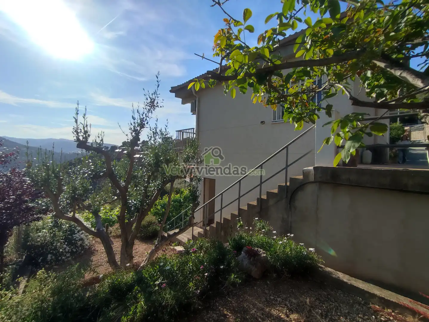 Vista exterior de Casa o chalet en venta en Vallirana con Aire acondicionado, Calefacción y Jardín privado