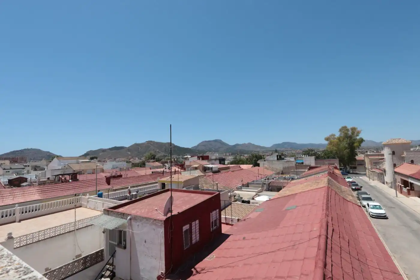 Vista exterior de Casa o chalet en venta en Cartagena con Aire acondicionado, Terraza y Piscina