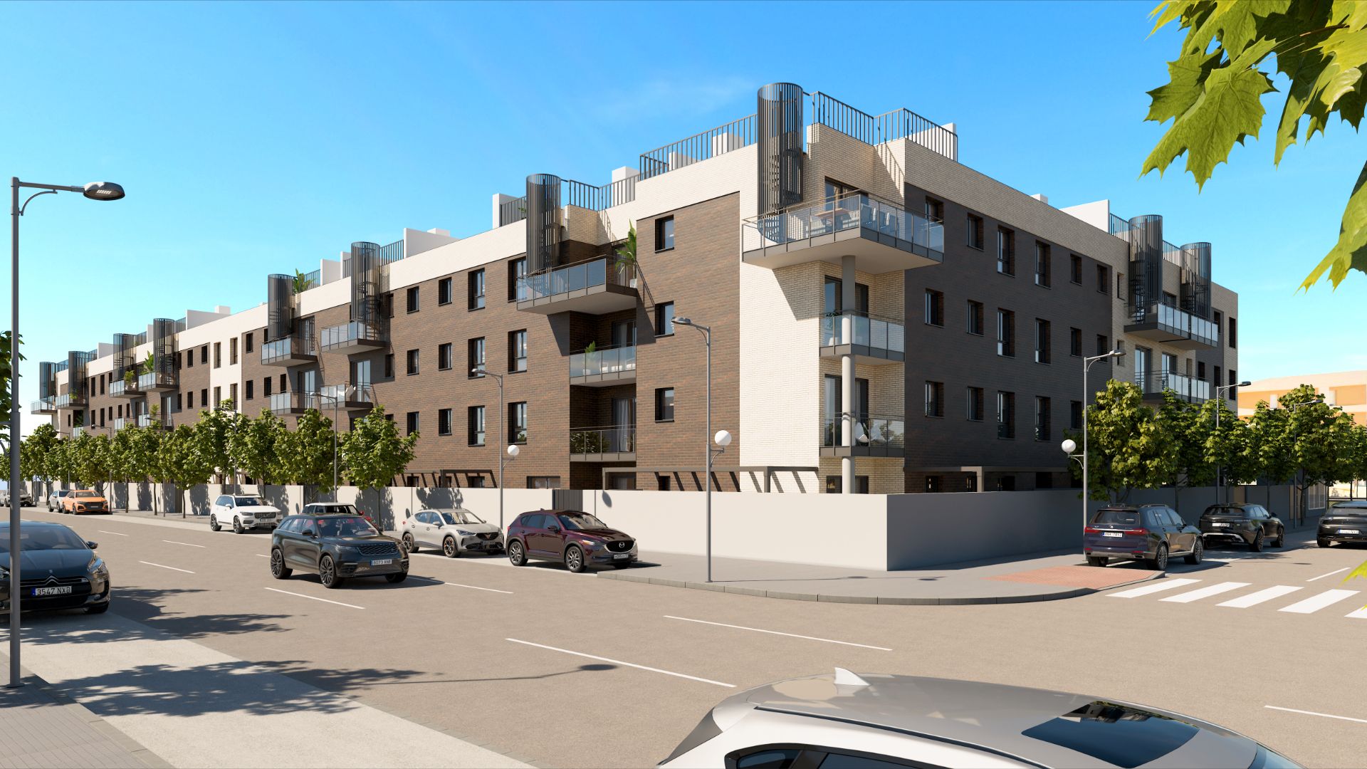 Exterior view of Flat for sale in Camas  with Air Conditioner, Heating and Terrace