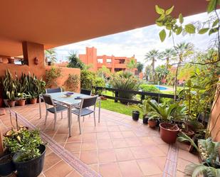 Garden of Apartment for sale in Estepona  with Air Conditioner, Private garden and Terrace