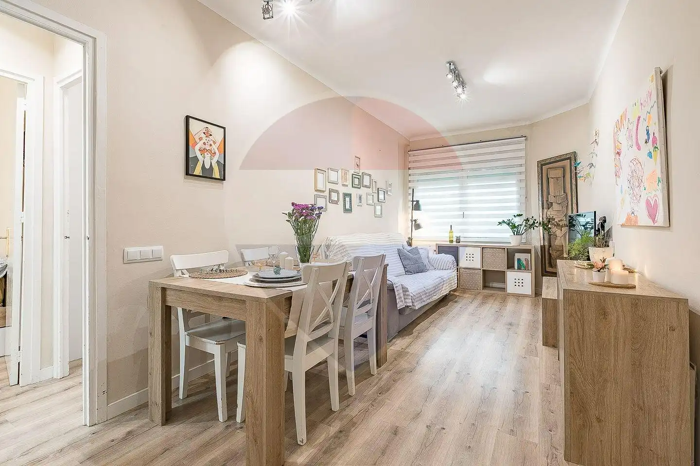 Sala de estar de Piso en venta en Barcelona con Aire acondicionado, Calefacción y Balcón