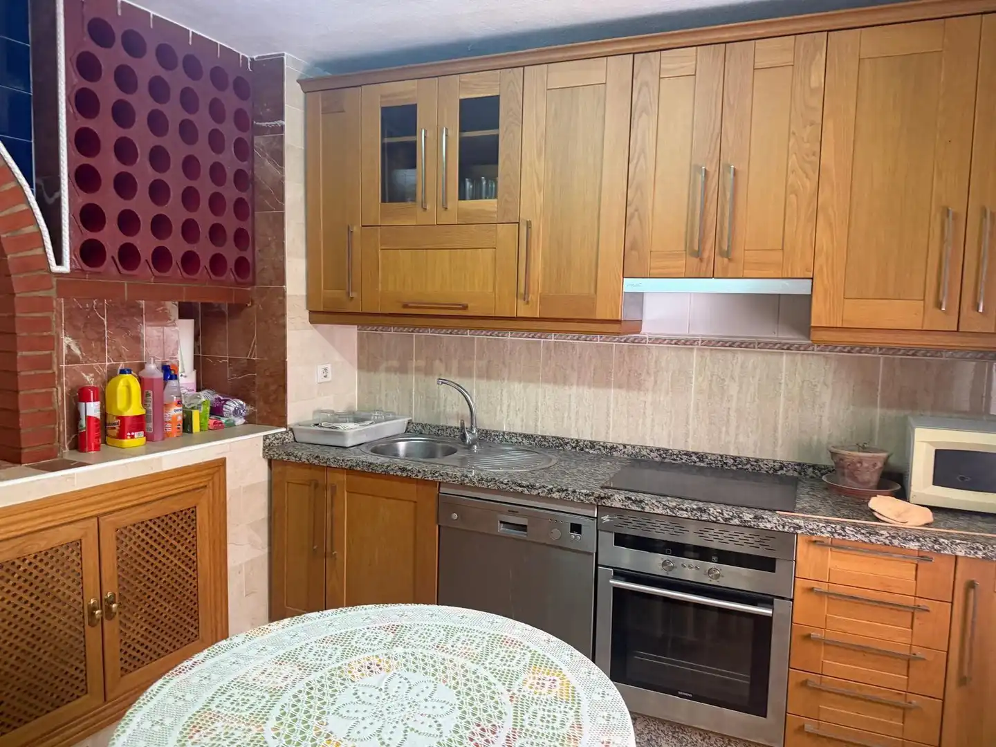 Cuina de Casa adosada en venda en Otívar amb Traster i Rentadora