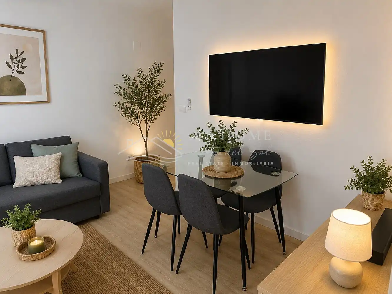 Sala d'estar de Apartament en venda en Nerja amb Terrassa, Piscina i Forn