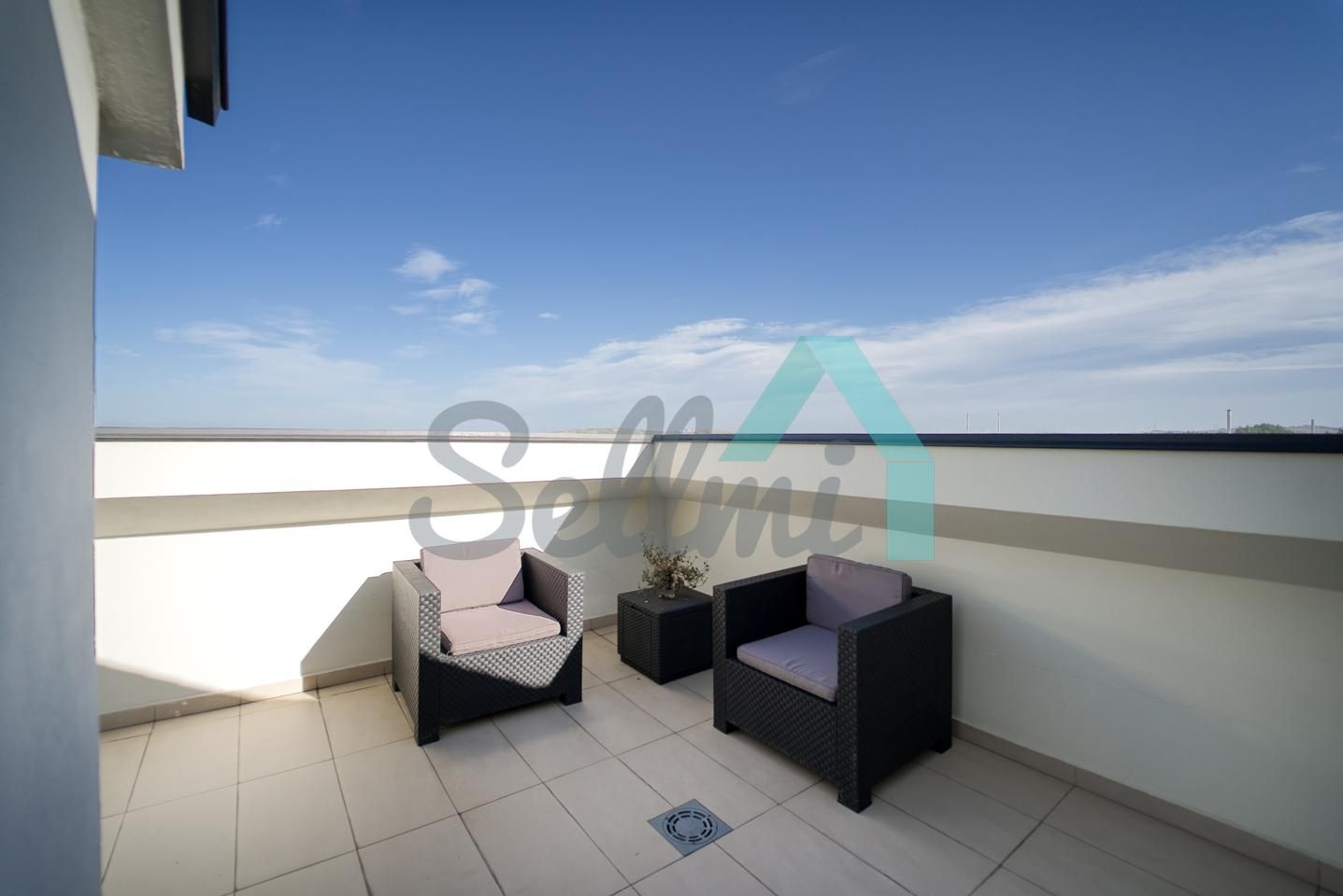 Terrace of Attic to rent in Castrillón  with Heating, Terrace and Furnished