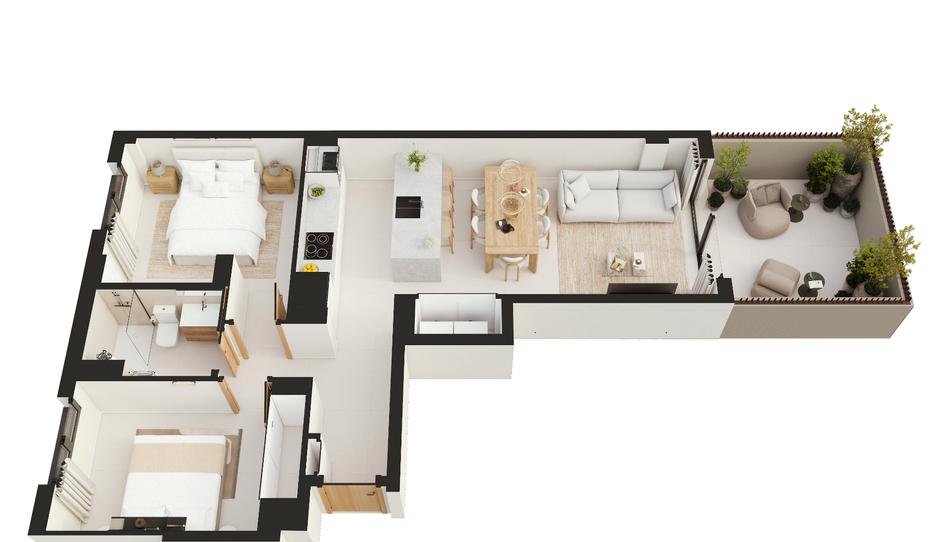 Photo 1 from new construction home in Flat for sale in Passeig del Mar, 27, Platja Gran, Girona