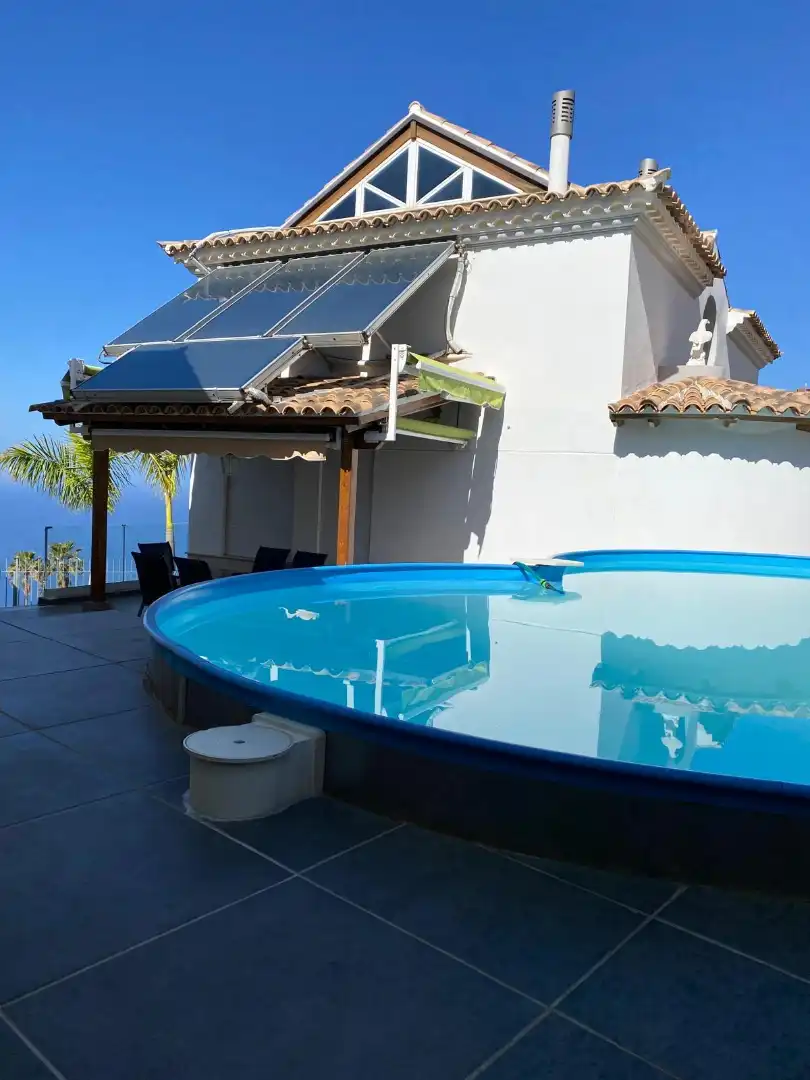 Piscina de Casa o xalet de lloguer en El Sauzal amb Jardí privat, Terrassa i Piscina