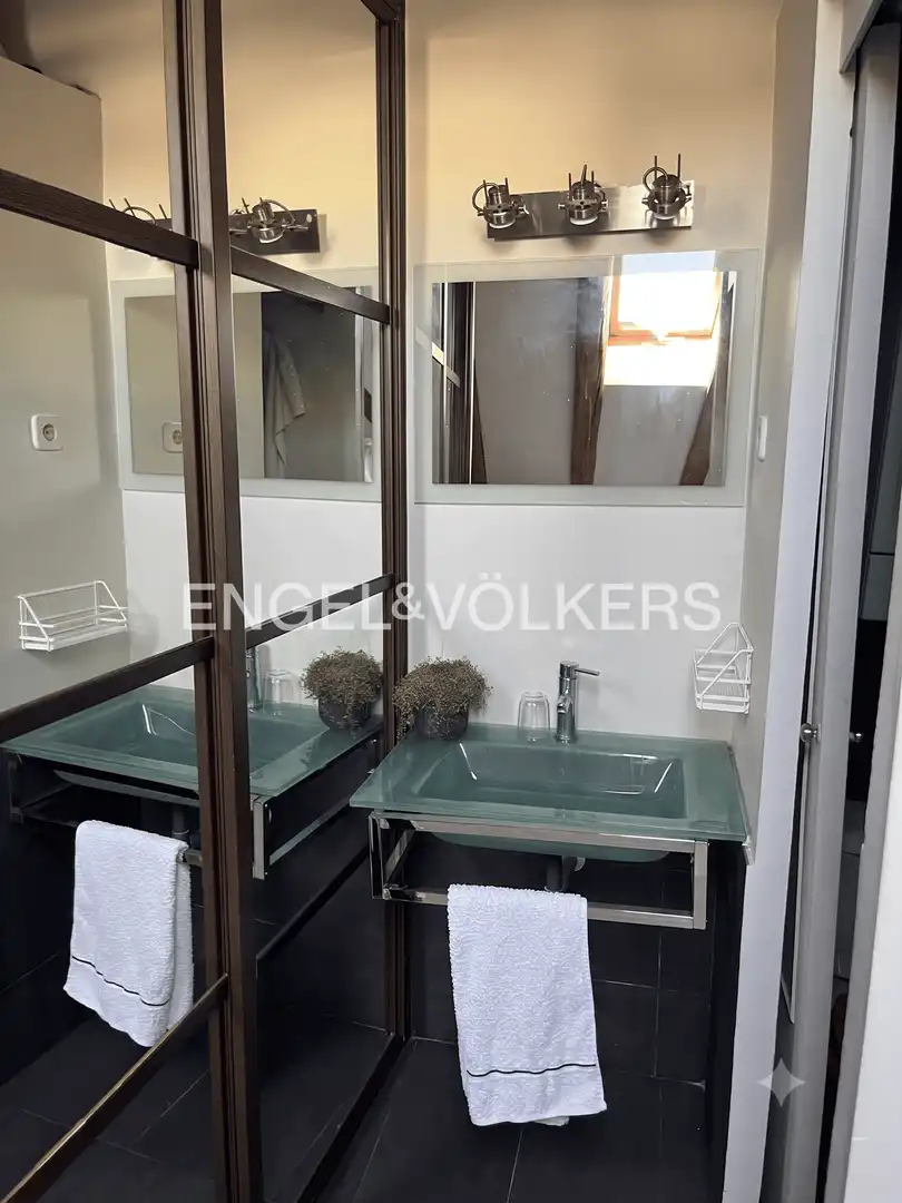 Baño de Estudio de alquiler en Madrid con Aire acondicionado y Calefacción