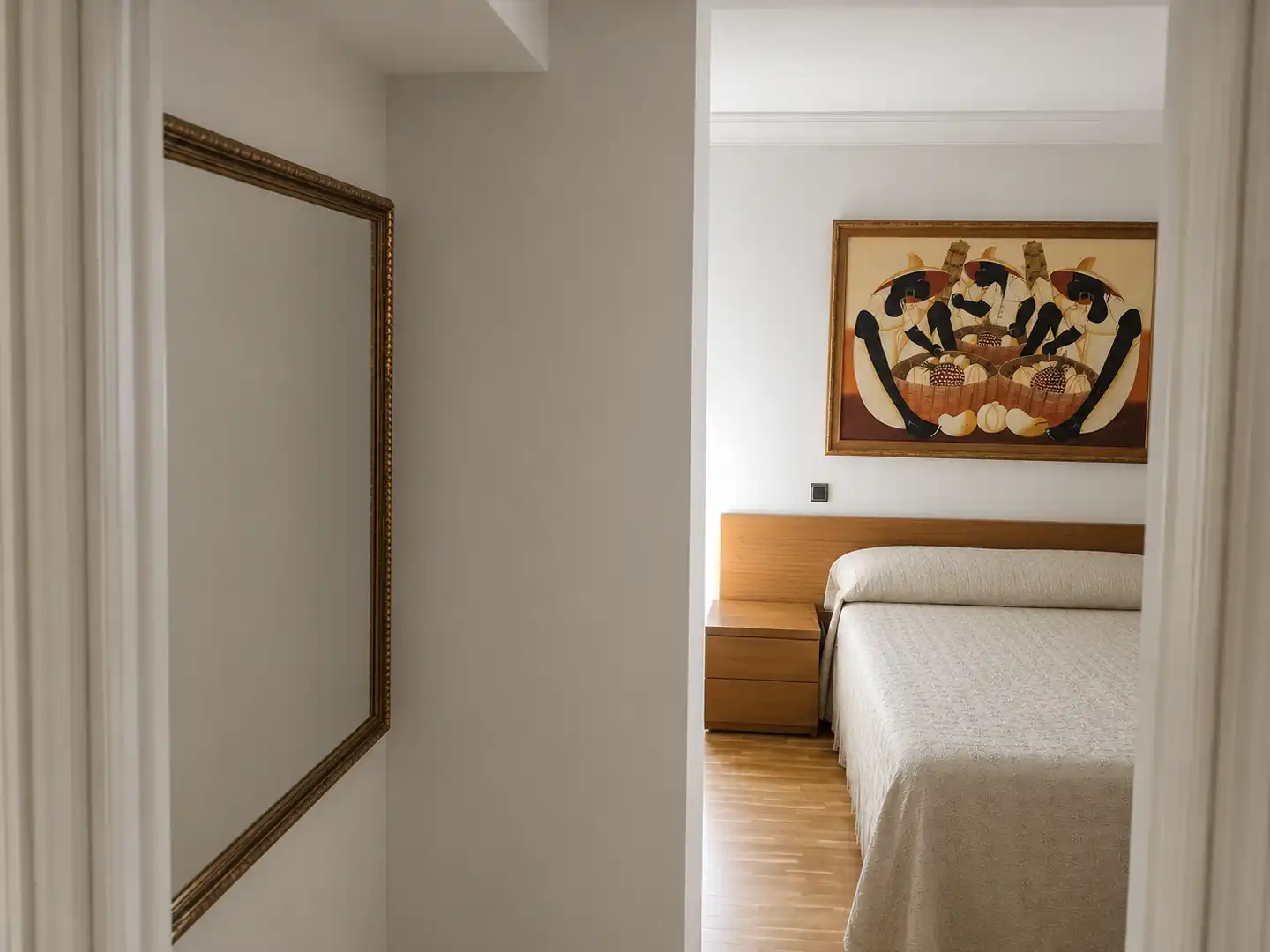 Bedroom of Flat for sale in Madrid  with Air Conditioner and Heating