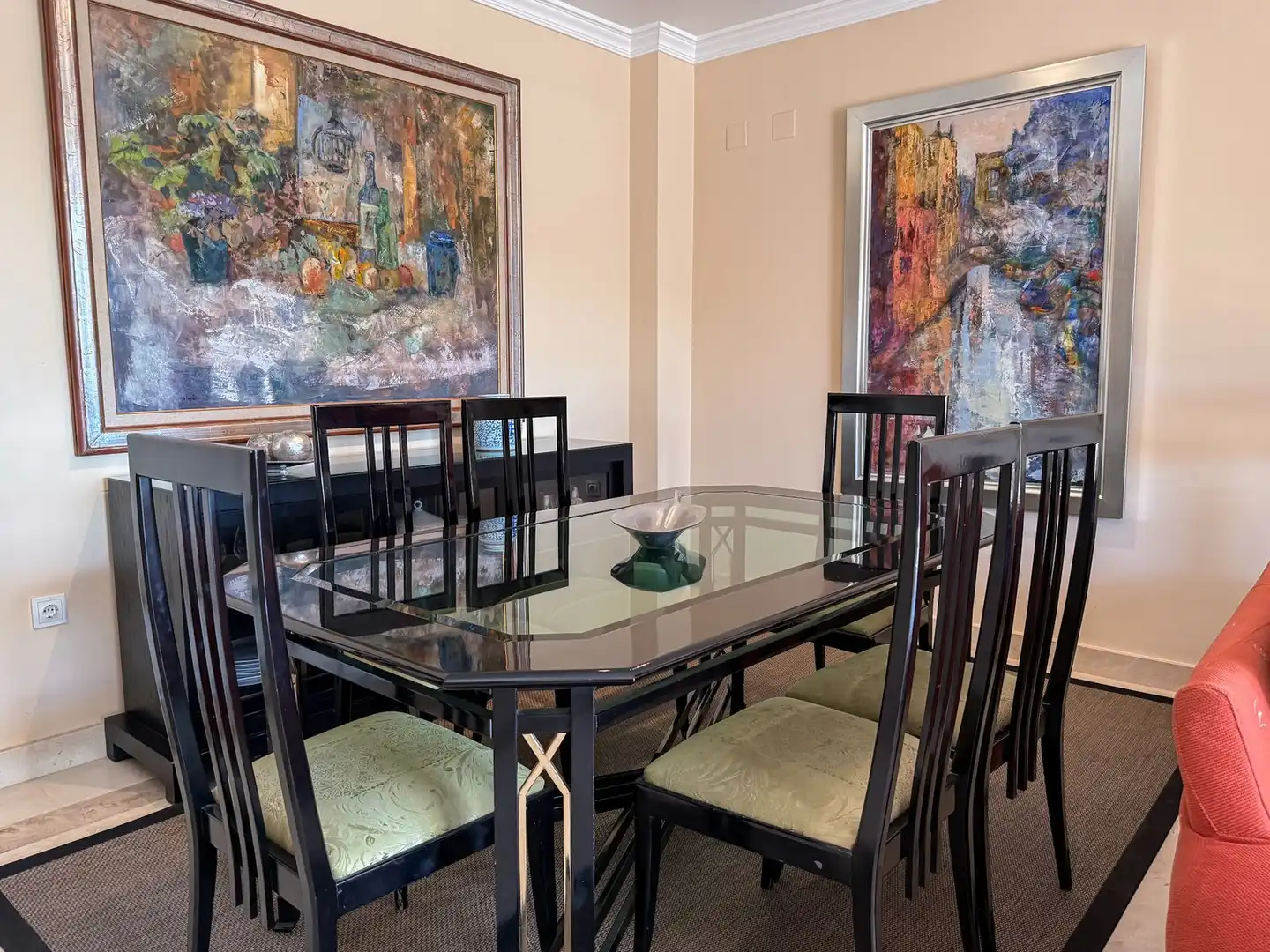 Dining room of Flat for sale in Marbella  with Air Conditioner and Terrace
