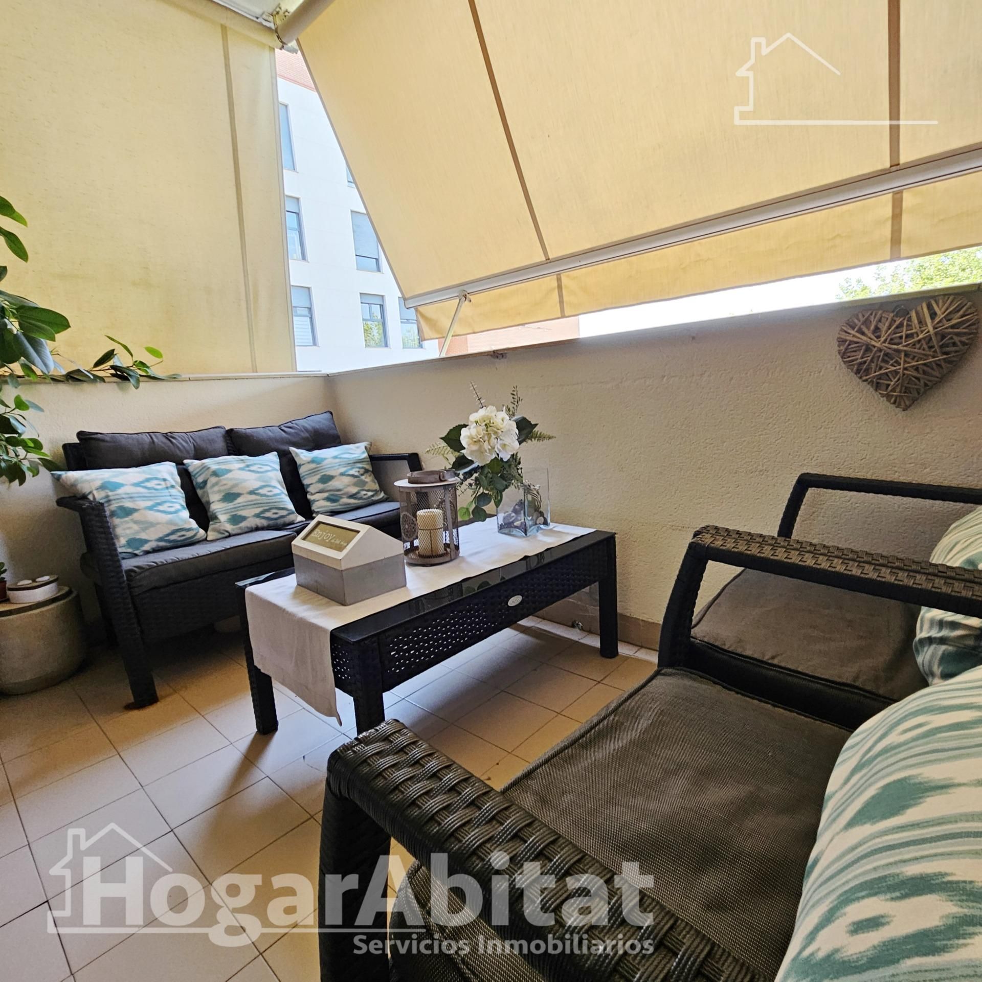 Terrace of Flat for sale in Paterna  with Air Conditioner, Balcony and Community pool