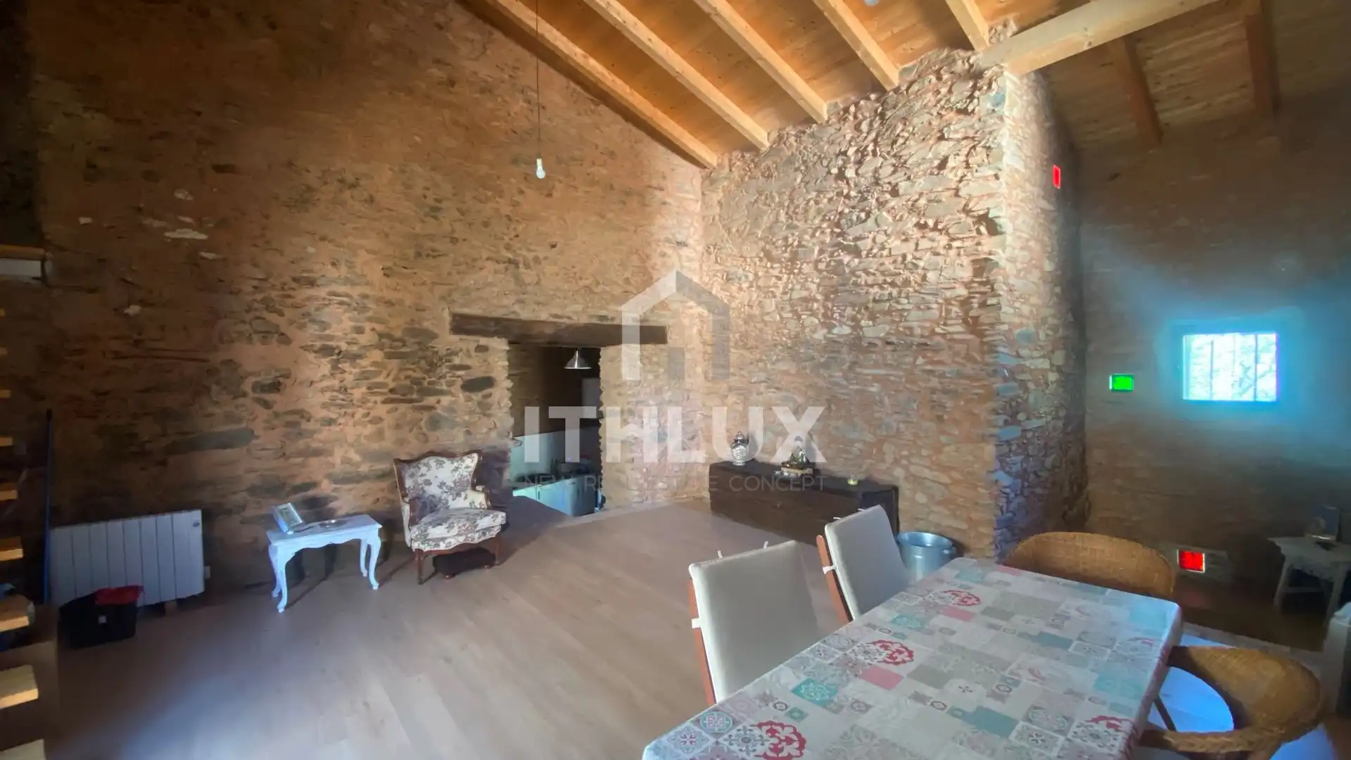 Sala de estar de Casa adosada en venta en Pinofranqueado