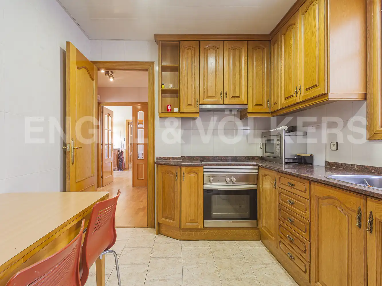 Kitchen of Attic for rent in Barcelona  with Heating, Parquet flooring and Terrace